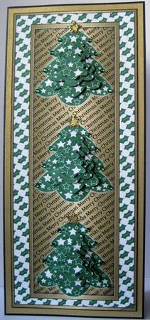 Christmas Trees Multipyramid (green) by Marion Evans