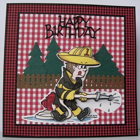 Crafty Bob's Sassy Cheryl Single: Fireman John by Marion Evans
