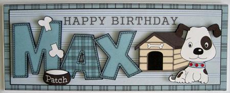 Patch the Dog Max Large Dl by Marion Evans