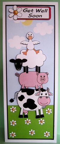 Farm Animal Frolics Large Dl by Marion Evans