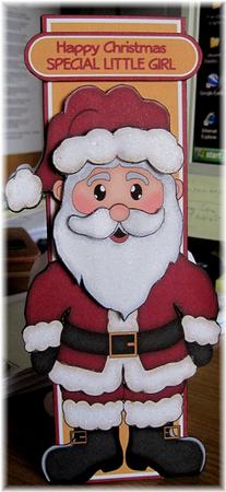 Santa Shaped Card Minikit by Marion Evans