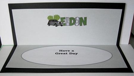 Vintage Car Eldon Large Dl Insert by Marion Evans