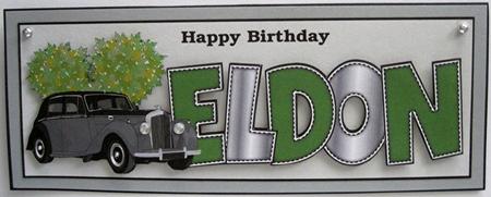 Vintage Car Eldon Large Dl by Marion Evans