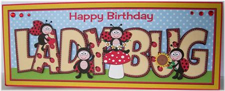 Cute Ladybirds Ladybug Large Dl by Marion Evans