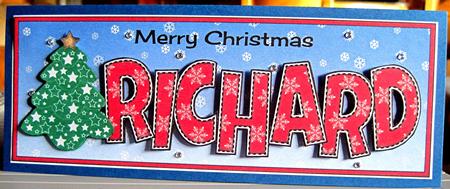 Christmas Tree Richard Large Dl by Marion Evans