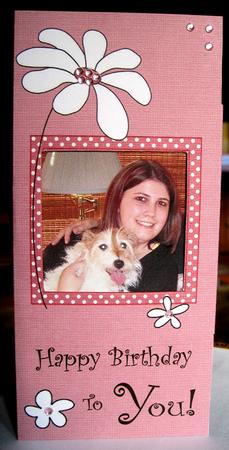 Add a Photo Daisy Birthday with Easy Fold Frame by Marion Evans