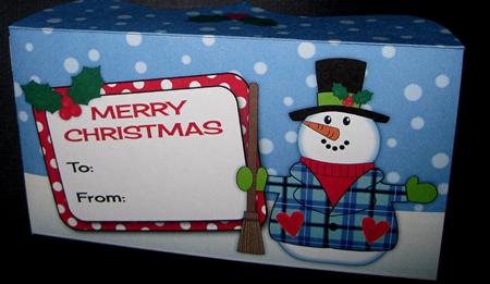 Snowman Money Wallet by Marion Evans
