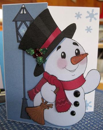 Snowman Fun by Marion Evans