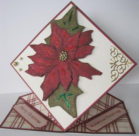 Christmas Flower Diamond Top by Marion Evans