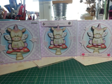 Unicorn on Toadstool Kit With Ages 1 to 10 years. New Baby by Marion Griffin