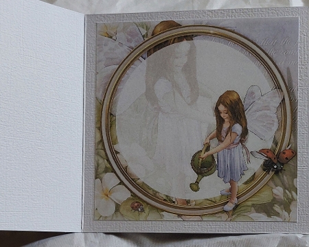 Forest Fairy Evie Lilac 7x7 Insert by Marion Harding
