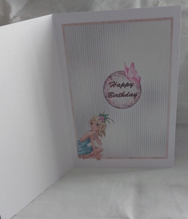 Matching blank insert for the design sheet - Magical Fairy 1 by Marion Harding