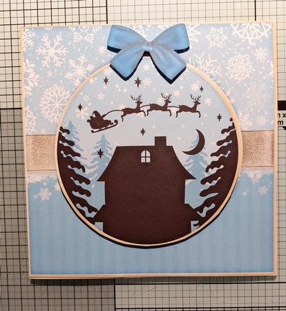 Silhouette Christmas 4 by Marion Harding