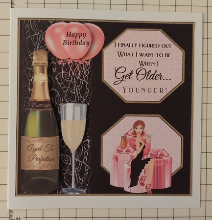 I finally figured out Birthday card front 1 by Marion Harding