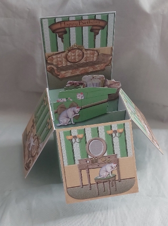 Box full of Cats Birthday Box Card by Marion Harding