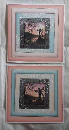 Soft Pastel Earth Series Frames seven  by Marion Harding