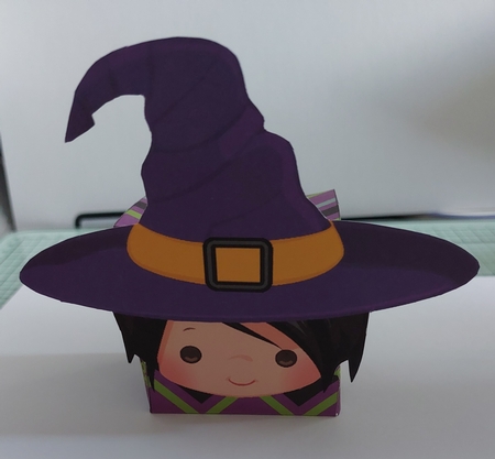 HALLOWEEN  WITCH TOP TREAT BOX by Marion Harding