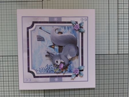 WINTER SQUIRREL  by Marion Harding