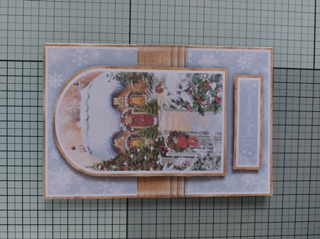 Christmas 6x4 inch Quick Card No.1 by Marion Harding