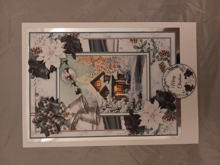 Cozy Winter House Scene 04 Mini Page Kit by Marion Harding