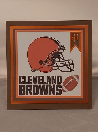 NFL Topper - Cleveland Browns by Marion Harding