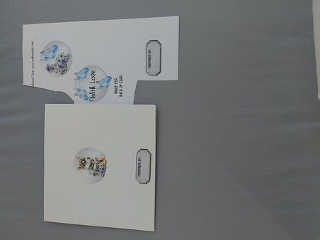 Matching insert sheet for the design sheet - Beautiful Husky Puppy by Marion Harding
