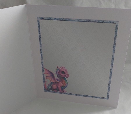 Matching insert sheet for the design sheet - Dragon Days 3 by Marion Harding