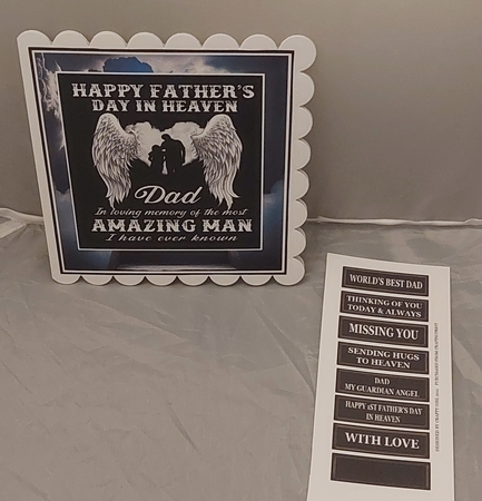 FATHERS DAY IN HEAVEN - AMAZING MAN by Marion Harding
