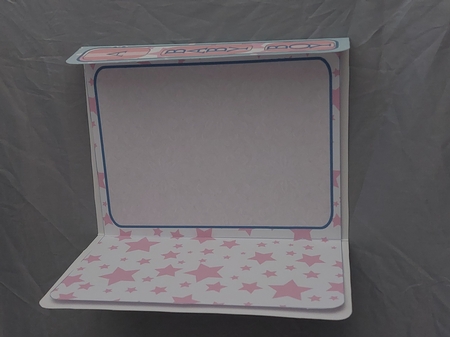 New Baby Welcome Offset Gatefold Card - Baby Panda by Marion Harding