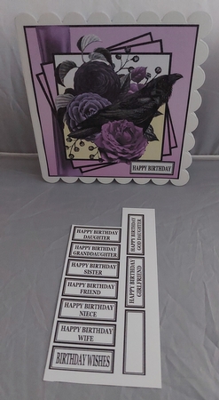 PURPLE GOTHIC BIRTHDAY  by Marion Harding