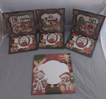 Christmas Teddy Bear Mini Easel Kit #2 by Marion Harding