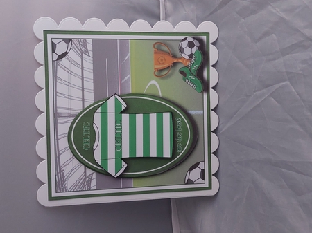 8x8 Football Collection - Celtic Mini Kit - x4 A4 sheets  by Marion Harding