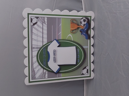 8x8 Football Collection - Leeds Utd Mini Kit - x4 A4 sheets  by Marion Harding