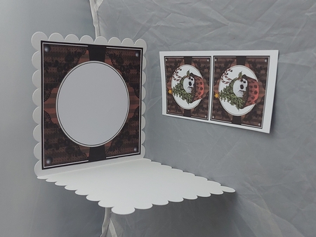 GOTHIC CUPCAKE CHRISTMAS INSERT by Marion Harding