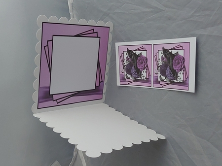 PURPLE GOTHIC BIRTHDAY INSERT by Marion Harding