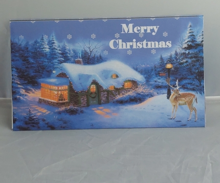Snowy night scene money wallet by Marion Harding
