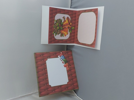 Christmas Window 3 - Tent Card by Marion Harding
