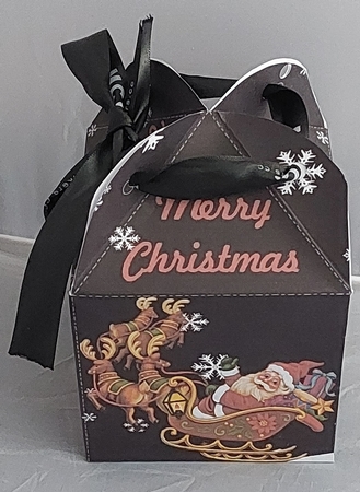 Santa gift bag 1 by Marion Harding