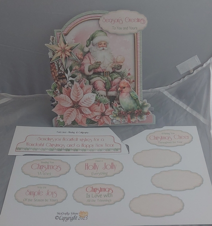 Christmas Memories 1 XL Shaped Card Kit by Marion Harding