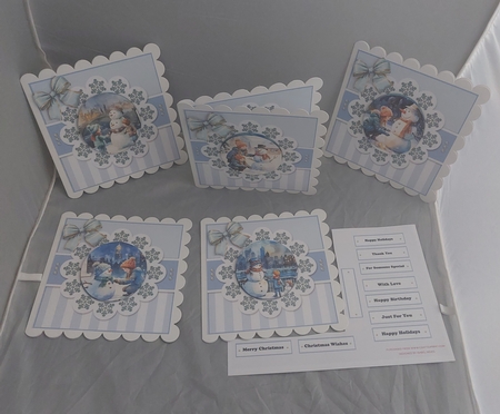 Let It Snow Toppers Set by Marion Harding