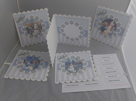 Let It Snow Toppers Set by Marion Harding