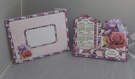 2024 Stepper calendar Belle Epoque roses by Marion Harding