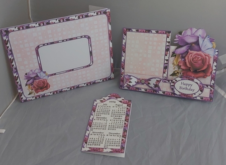 2024 Stepper calendar Belle Epoque roses by Marion Harding