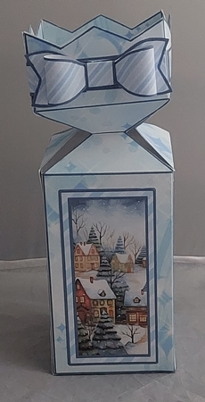 Cracker box Winter Village by Marion Harding