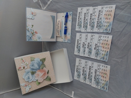 2024 ADD-ON FOR CHERISH POST-IT CALENDAR CARD by Marion Harding