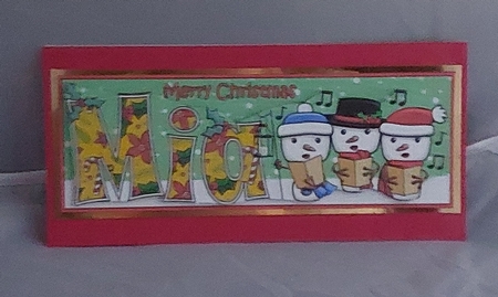Jolly Snowmen Christmas Carolling MIA large dl by Marion Harding
