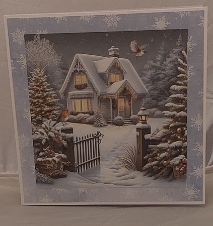 Christmas Cottage Scenes 1 by Marion Harding