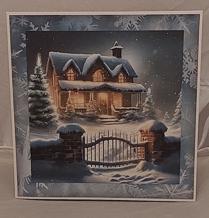Christmas Cottage Scenes 1 by Marion Harding