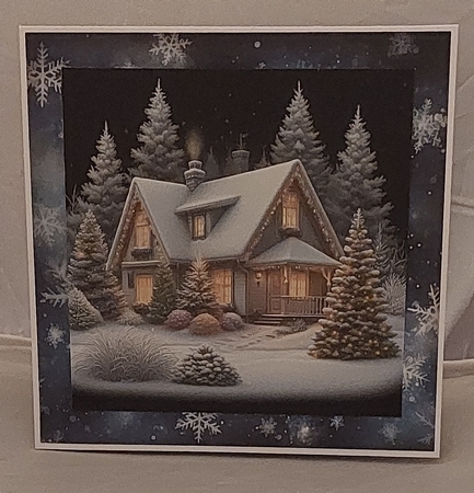 Christmas Cottage Scenes 1 by Marion Harding