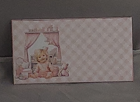 The cutest baby girl money envelope by Marion Harding